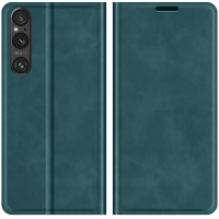 Just in Case Wallet Case Magnetic voor Sony Xperia 1 V - Groen