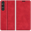 Just in Case Wallet Case Magnetic voor Sony Xperia 1 V - Rood