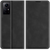 Just in Case Wallet Case Magnetic voor Xiaomi Redmi Note 12S - Zwart