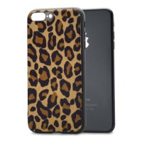 Mobilize Gelly Back Cover voor Apple iPhone 8 Plus/7 Plus - Panter Bruin