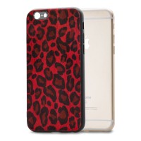 Mobilize Gelly Back Cover voor Apple iPhone 6 / iPhone 6S - Panter Rood