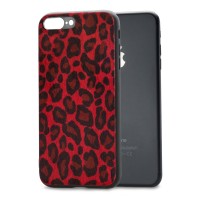 Mobilize Gelly Back Cover voor Apple iPhone 8 Plus/7 Plus - Panter Rood