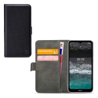 Mobilize Classic Gelly Wallet Case voor Nokia C21 Plus - Zwart