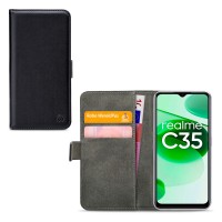 Mobilize Classic Gelly Wallet Case voor Realme C35/Narzo 50A Prime - Zwart
