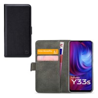 Mobilize Classic Gelly Wallet Case voor Vivo Y33s - Zwart