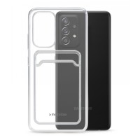 Mobilize Gelly Card Back Cover voor Samsung Galaxy A33 - Transparant