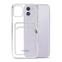 Mobilize Gelly Card Back Cover voor Apple iPhone 11 - Transparant