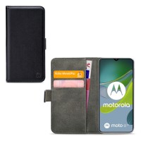Mobilize Classic Gelly Wallet Case voor Motorola Moto E13 - Zwart