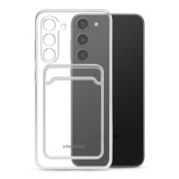 Mobilize Gelly Card Back Cover voor Samsung Galaxy S23 Plus - Transparant