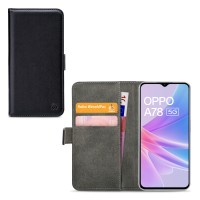 Mobilize Classic Gelly Wallet Case voor Oppo A78 - Zwart