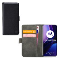 Mobilize Classic Gelly Wallet Case voor Motorola Edge 40 - Zwart