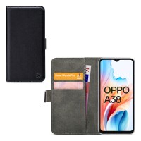 Mobilize Classic Gelly Wallet Case voor Oppo A18/A38 - Zwart