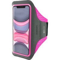 Mobiparts Sportarmband hoesje voor Apple iPhone 11 - Roze