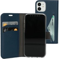 Mobiparts Classic Wallet Case hoesje voor Apple iPhone 12 Mini - Donkerblauw