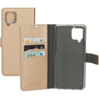 Mobiparts Saffiano Wallet Case hoesje voor Samsung Galaxy A42 - Bronze