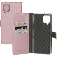 Mobiparts Saffiano Wallet Case hoesje voor Samsung Galaxy A42 - Roze