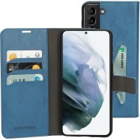 Mobiparts Classic Wallet Case hoesje voor Samsung Galaxy S21 Plus - Blauw