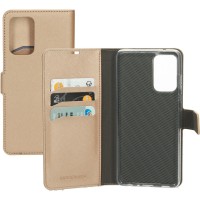 Mobiparts Saffiano Wallet Case hoesje voor Samsung Galaxy A72 - Bronze