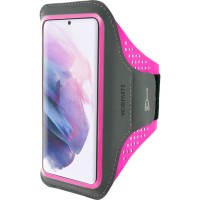 Mobiparts Sportarmband hoesje voor Samsung Galaxy S21 - Roze