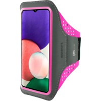 Mobiparts Sportarmband hoesje voor Samsung Galaxy A22 5G - Roze