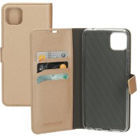 Mobiparts Saffiano Wallet Case hoesje voor Samsung Galaxy A22 5G - Bronze
