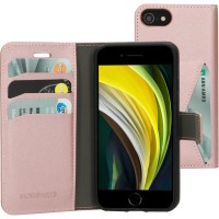Mobiparts Classic Wallet Case hoesje voor Apple iPhone SE 2022/2020 / iPhone 7/8 - Roze