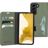 Mobiparts Classic Wallet Case hoesje voor Samsung Galaxy S22 - Groen