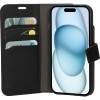 Mobiparts Classic Wallet Case hoesje voor Apple iPhone 15/14 - Zwart