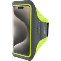 Mobiparts Sportarmband hoesje voor Apple iPhone 15 Pro - Groen