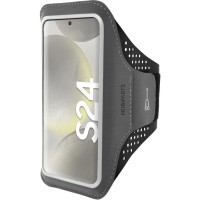 Mobiparts Sportarmband hoesje voor Samsung Galaxy S24 - Zwart