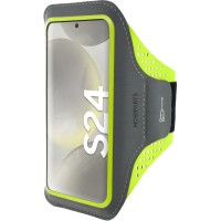 Mobiparts Sportarmband hoesje voor Samsung Galaxy S24 - Groen