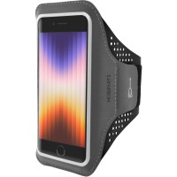Mobiparts Sportarmband hoesje voor Apple iPhone 6/6S/7/8 / iPhone SE 2022/2020 - Zwart