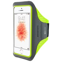 Mobiparts Sportarmband hoesje voor Apple iPhone 5/5S / iPhone SE 2016 - Groen
