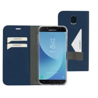 Mobiparts Classic Wallet Case hoesje voor Samsung Galaxy J7 - Donkerblauw