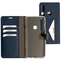 Mobiparts Classic Wallet Case hoesje voor Samsung Galaxy A9 2018 - Donkerblauw