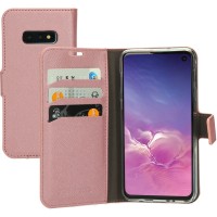 Mobiparts Saffiano Wallet Case hoesje voor Samsung Galaxy S10e - Roze