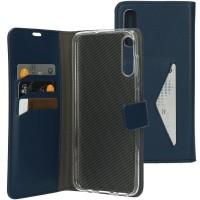 Mobiparts Classic Wallet Case hoesje voor Samsung Galaxy A70 - Donkerblauw