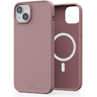 Njord byELEMENTS GRS Slim Back Cover met MagSafe voor Apple iPhone 15 Plus - Roze