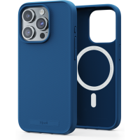 Njord byELEMENTS GRS Slim Back Cover met MagSafe voor Apple iPhone 15 Pro - Blauw