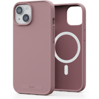Njord byELEMENTS GRS Slim Back Cover met MagSafe voor Apple iPhone 15 - Roze