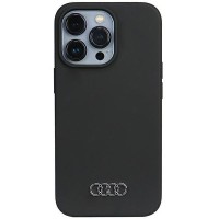 Audi Silicone Hard Case Back Cover voor Apple iPhone 13 / iPhone 13 Pro - Zwart