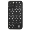 Mercedes-Benz Silver Stars Pattern Hard Case Back Cover voor Apple iPhone 13 - Zwart
