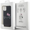Hello Kitty IML Kitty Face Back Cover voor Apple iPhone 11 / iPhone XR - Zwart