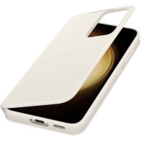 Samsung Smart View Wallet Case voor Samsung Galaxy S23 Plus - Cream