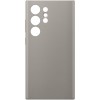 Samsung Vegan Leather Case voor Samsung Galaxy S24 Ultra - Taupe