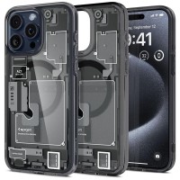 Spigen Ultra Hybrid Zero One Back Cover met MagSafe voor Apple iPhone 15 Pro - Zwart