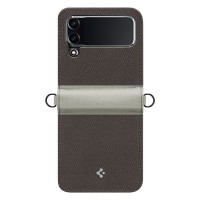 Spigen Compoty Back Cover met koord voor Samsung Galaxy Z Flip 4 - Tan
