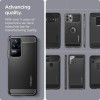 Spigen Rugged Armor Back Cover voor Xiaomi Poco F4 - Zwart