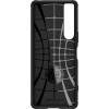Spigen Rugged Armor Back Cover voor Sony Xperia 1 IV - Zwart