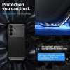 Spigen Rugged Armor Back Cover voor Samsung Galaxy A25 - Zwart